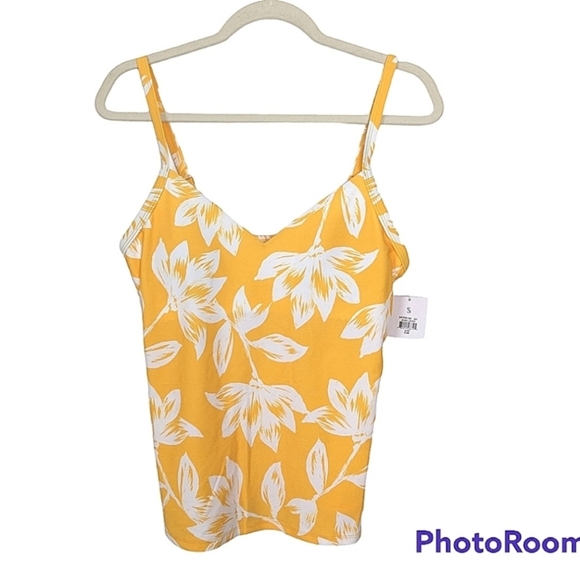 #SIS Skye Yellow Floral Sunflower 2-Piece Tropical Tankini Set sz Large  NWT - Picture 4 of 14